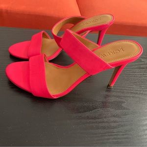 7 1/2 strap heals - orange / red